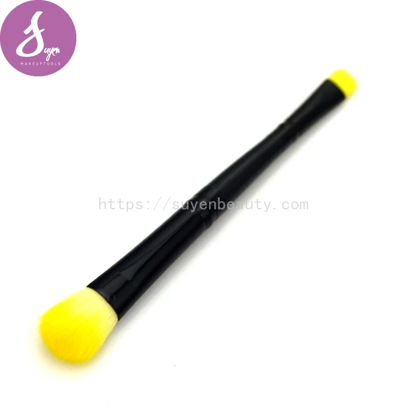 Hot Sale Double Ends Eyeshadow Makeup Brush Angled Eyebrow Brush