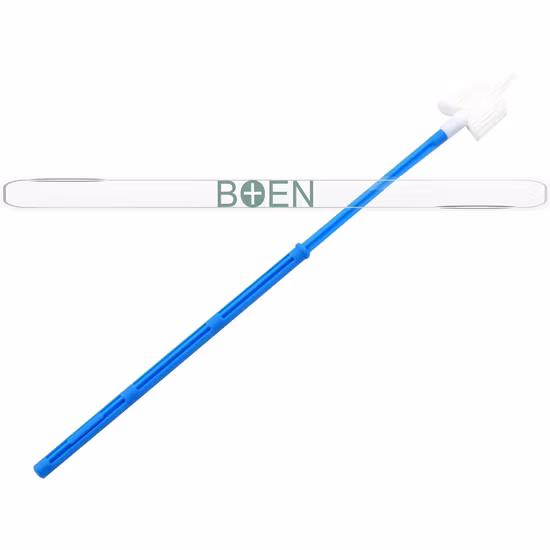 Matériel jetable PE Cervical Cytology Cervix Tct Lct Brosse à tête de balai pour frottis de Pap