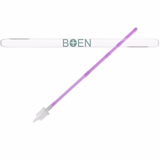 Brosse d'échantillonnage en nylon stérile jetable Brosse cervicale Brosse de cytologie médicale Brosse de nettoyage en nylon Cytobrush avec certificats CE ISO13485 FDA