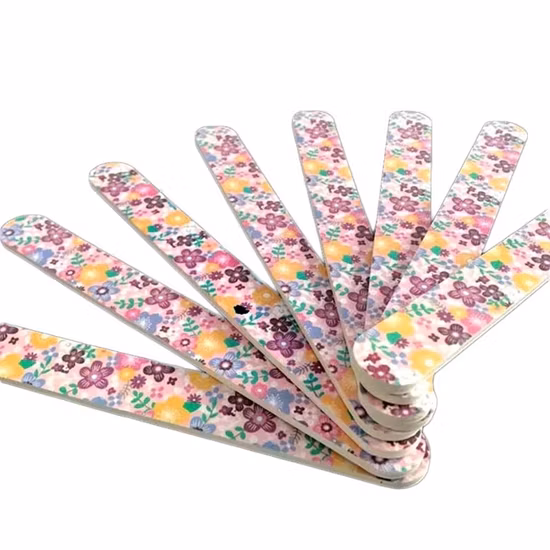 Best Customs Dog Cat 100/180 Ponçage abrasif Acrylique Coupe-ongles Limes à ongles Pédicure Manucure Tondeuse et bâtons de ponçage (NF7006)