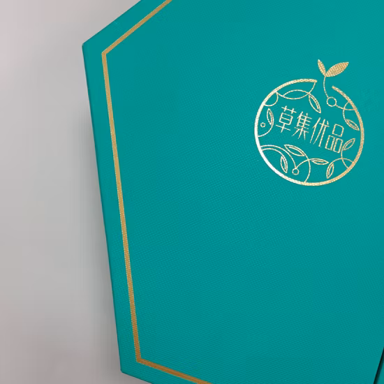 Le carton portatif de Macarons d'image de marque faite sur commande enferme dans une boîte le paquet de cosmétiques de barre de chocolat de café de thé