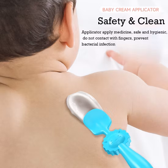 Applicateur de pinceau de fard à paupières en silicone OEM Head Duo End