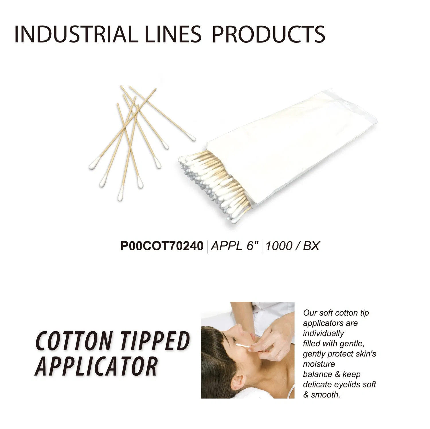 Lot de 50 applicateurs d'ombres à paupières à pointe éponge