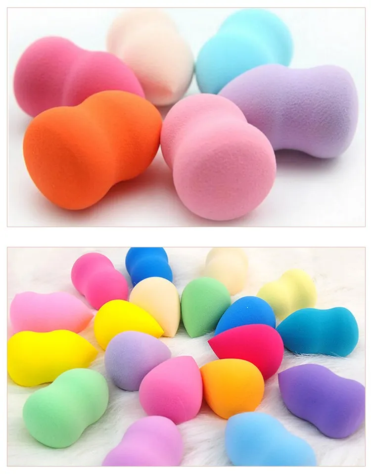 Cosmétique Puff Maquillage Éponge Puff Gourde Forme Non-Latex en Taille 4X6cm
